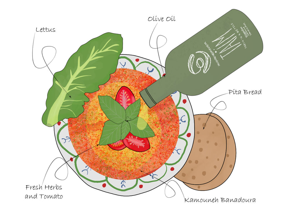 Kamouneh Banadoura (Tomato Kibbeh)