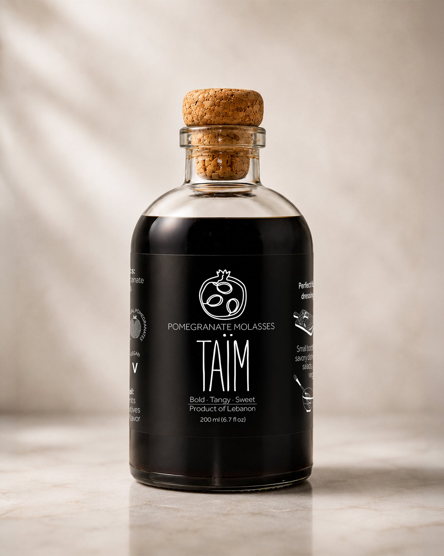 Taïm Lebanese pomegranate molasses with a rich sweet and tangy flavor