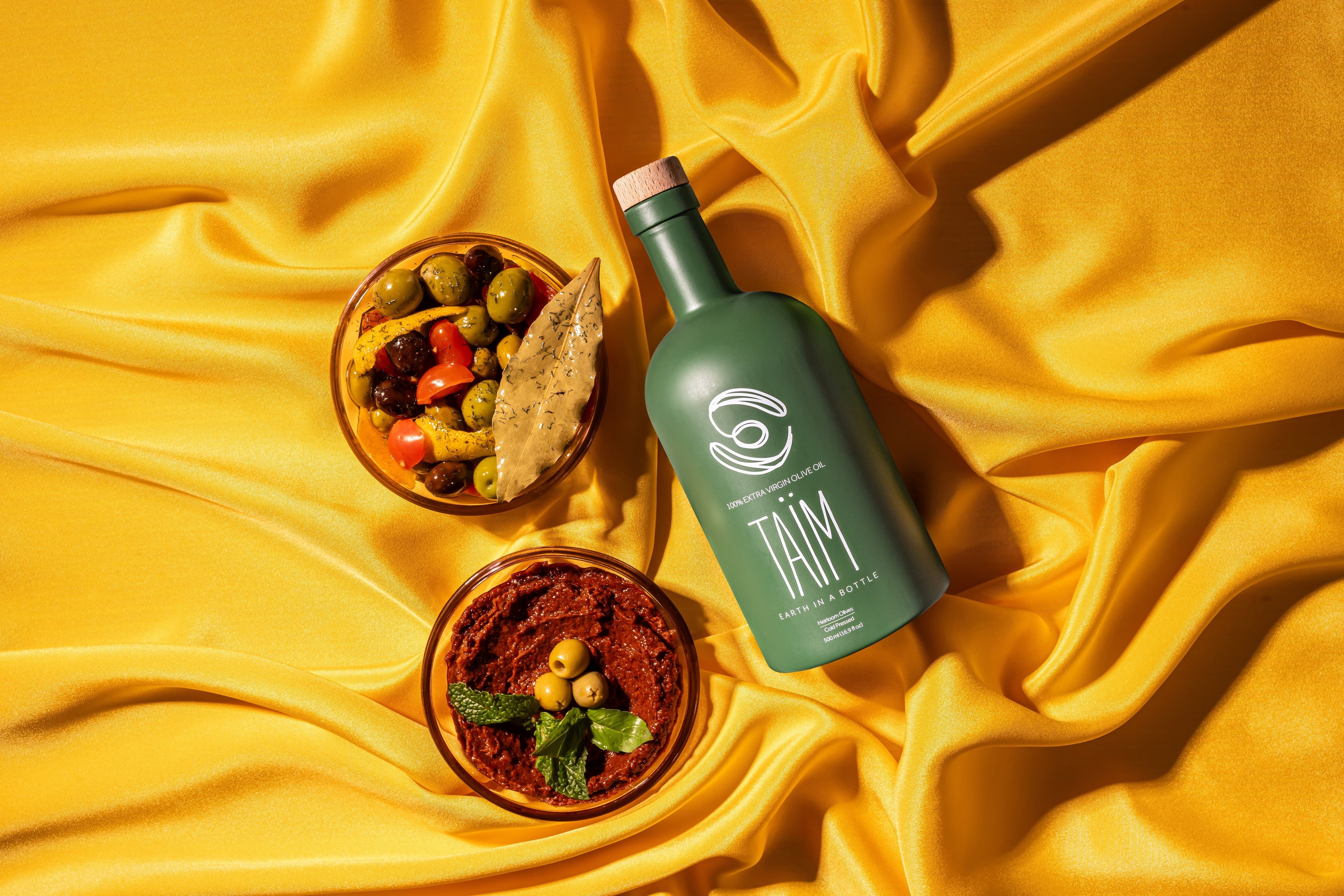 Taïm award-winning Lebanese extra virgin olive oil made from heirloom Souri olives