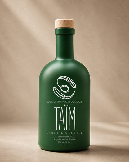 Taïm award-winning Lebanese extra virgin olive oil made from heirloom Souri olives